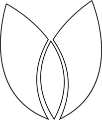 Leaf icon vector images symbols