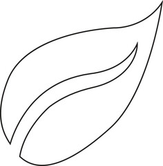 Leaf icon vector images symbols