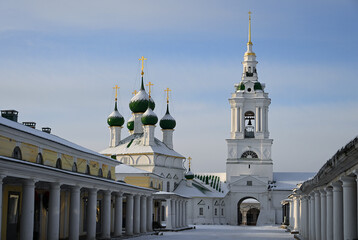Church of the Savior Not Made by Hands in the shopping arcade of the city of Kostroma.