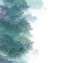 雲や森のような和風の素材