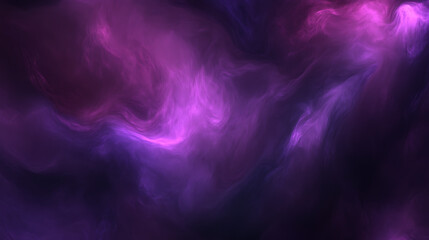 Nebula Clouds in Space Galactic Artwork Backdrop with Fantasy Purple and Pink Cosmic Dust Swirls