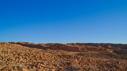 Lo spettacolare Canyon di Djebel Sidi Bouhlel dove sono state girate alcune scene di Guerre Stellari nella provincia di Tozeur, Tunisia
