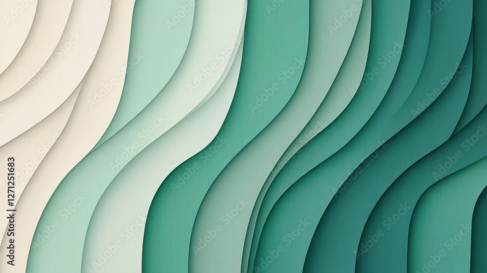 Poster background pattern infographic concept. organic flow pattern with eco inspired colors in elegant inf