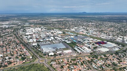 Broadhurst Industrial area in Gaborone, Botswana, Africa