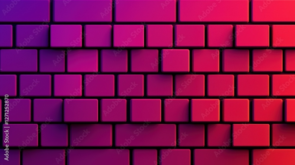 Poster background pattern infographic concept. vibrant geometric cubist abstract with dimensional gradient 