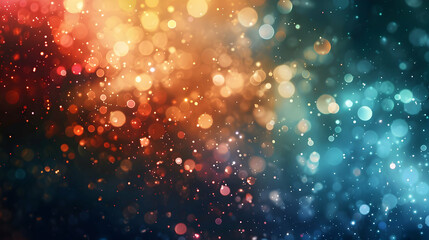 Fototapeta premium Vibrant abstract background with colorful bokeh lights creating a dreamy atmosphere (4)