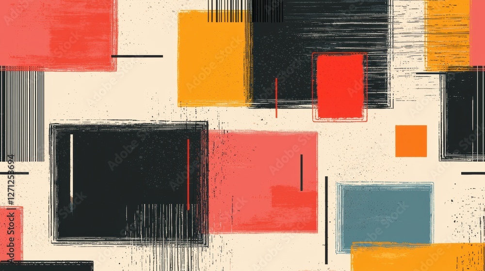 Poster background pattern infographic concept. vibrant minimalist abstract geometric pattern infographic de