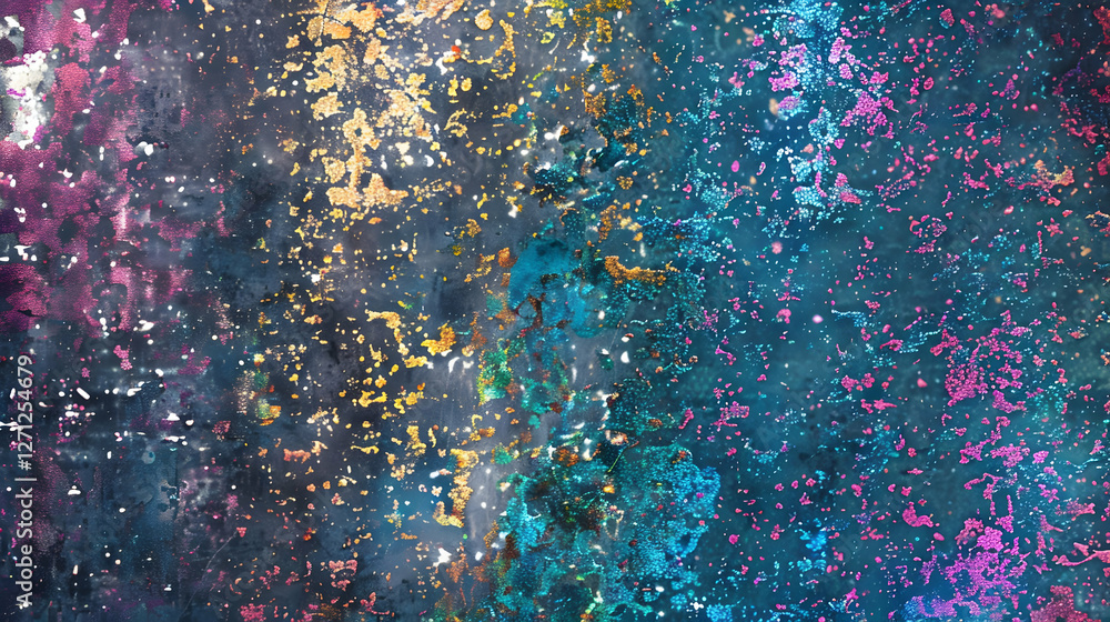 Aufkleber abstract colorful texture with vibrant hues blending in a dynamic pattern, evoking creativity