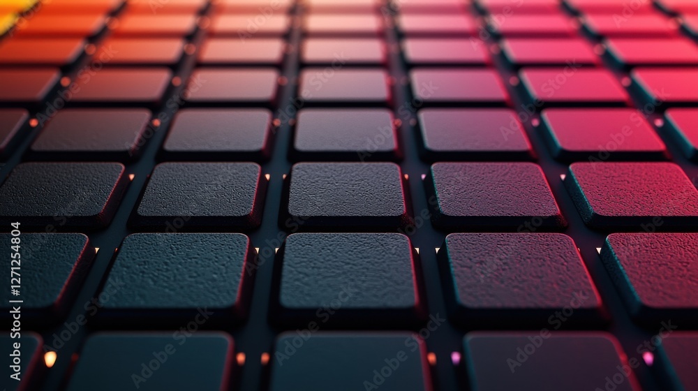 Poster background pattern infographic concept. futuristic glowing neon grid digital abstract background