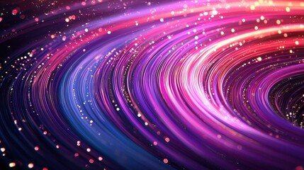 Obraz premium Abstract Swirling Galaxy: A Symphony of Light and Color
