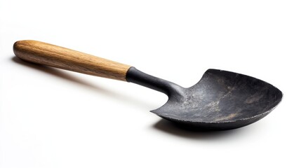 Small Hand Shovel with Wooden Handle