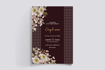 BRIDAL SHOWER FLORAL INVITATION TEMPLATE