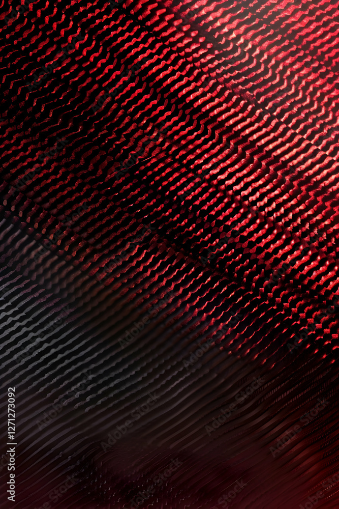 Poster abstract red and black textured background with wavy patterns for creative designs and art