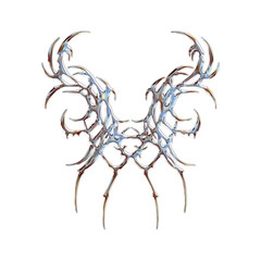 Chrome Neotribal Design Element