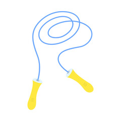 Jump Rope Fitness Workout Illustration