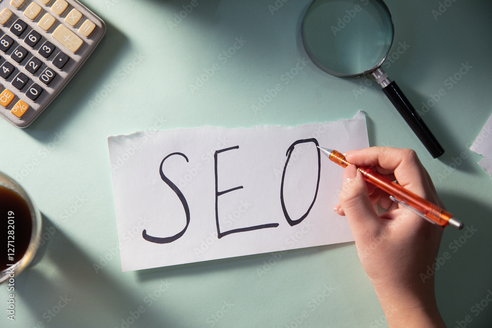 Poster writing paper for seo optimization