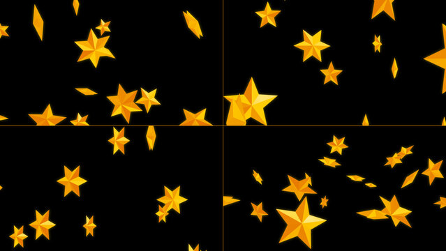 Flowing 3D Stars