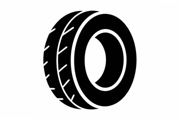 tire  silhouette  vector