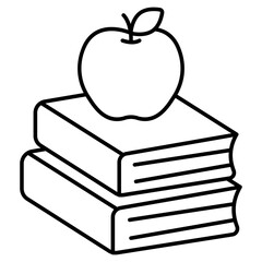 A trendy design icon of health education