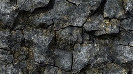 Fototapeta premium Cracked and crumbling brick wall background with rough textures and exposed mortar, adding a grunge-style appeal to compositions.