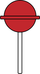 Blue lollipop and Red lollipop