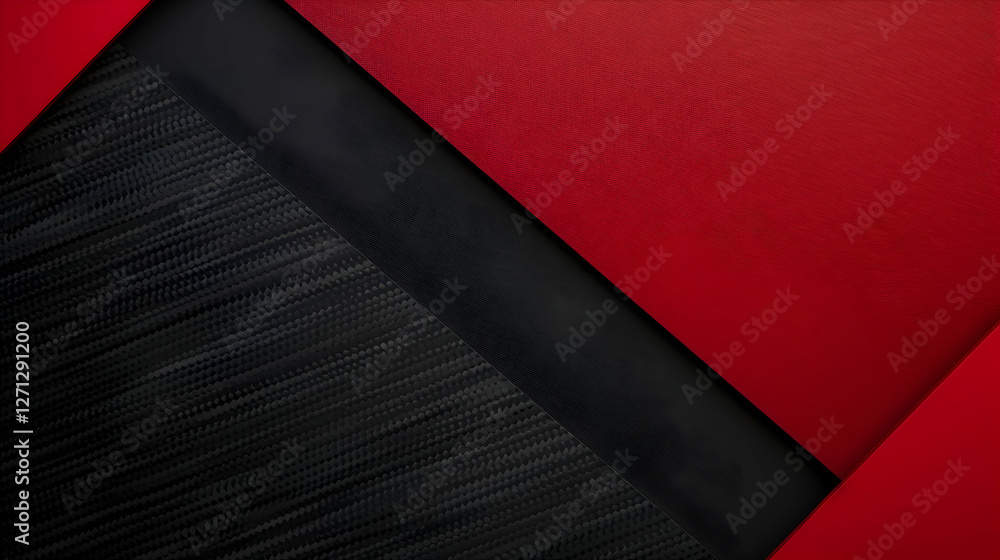 Poster abstract composition of red and black textures creating a modern artistic background