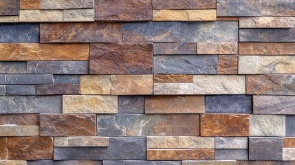 Fototapeta premium Faded reddish-brown brick wall background with irregular patterns and natural weathering, offering a strong old-town charm.