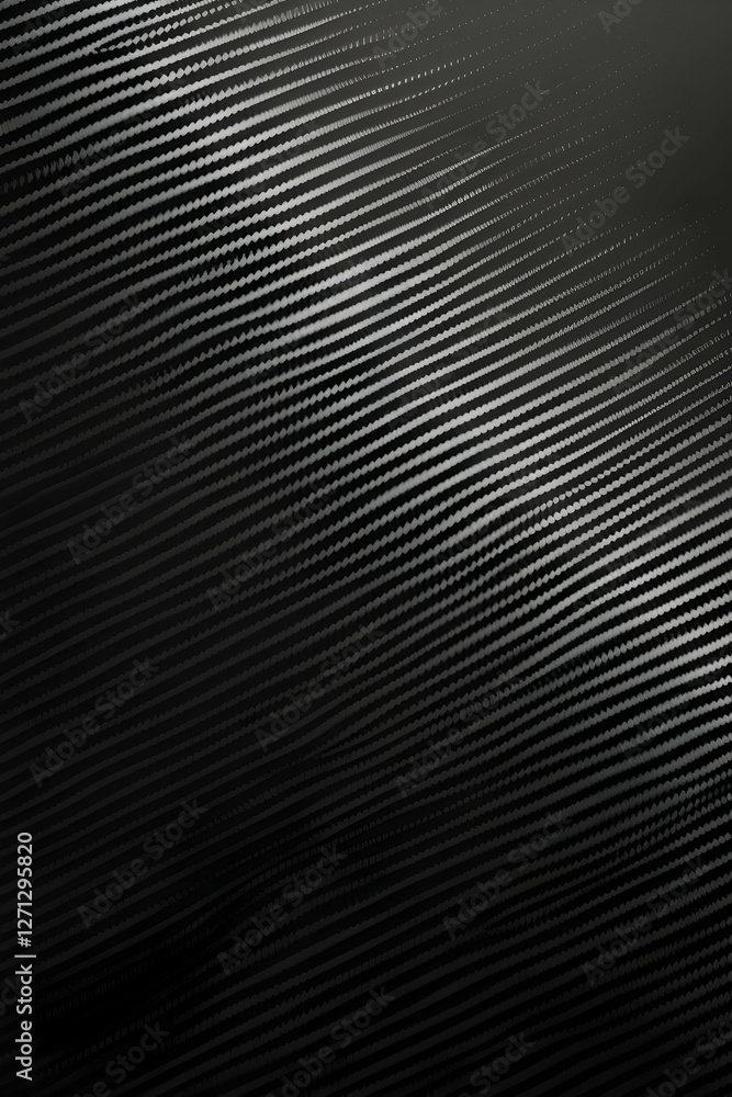 Poster abstract black textured background with subtle light reflections and flowing lines