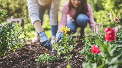 Gardening Together: A Springtime Planting Session