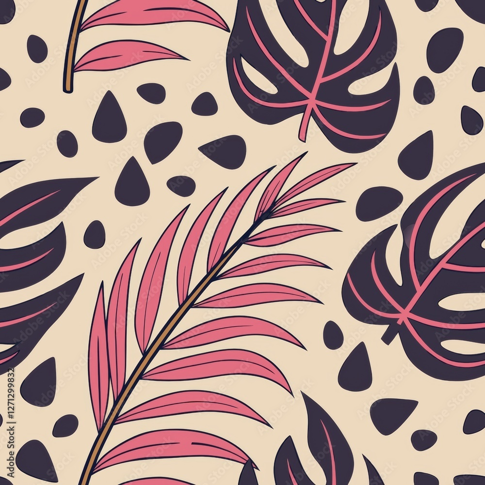 Poster seamless patterns. fabric pattern. abstract animal print with bold colors. textile, tile