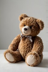 charming photograph of a brown teddy bear