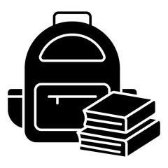 Perfect design icon of school bag