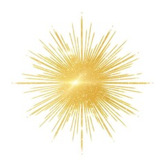 Gold starburst icon backgrounds fireworks shape.