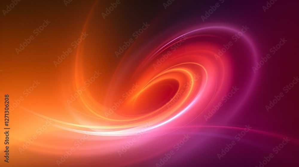 Poster dynamic abstract background featuring swirling orange and pink tones creating a sense of movement