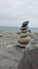 stones on the beach