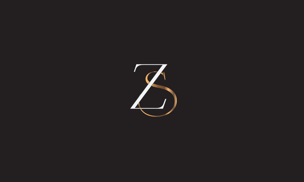 ZS, SZ , Z , S , Abstract Letters Logo Monogram