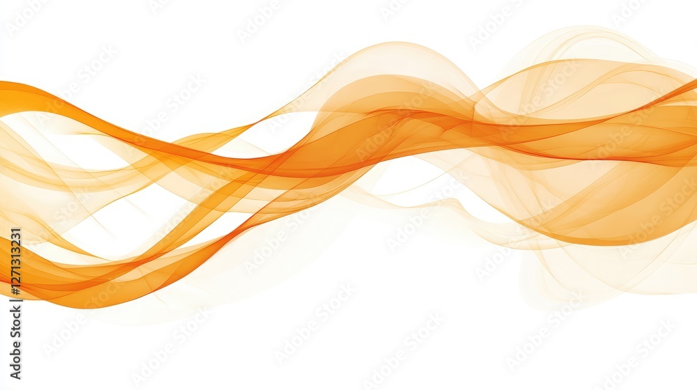 Poster slightly smoky fog dissipating over a blank background, with fine patterns spreading outwards and op
