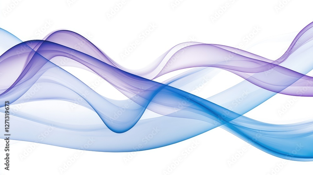 Poster whisps of smoke floating upwards with swirling motion and empty space around them for copy placement
