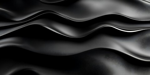 Obraz premium Abstract Black Fabric Texture