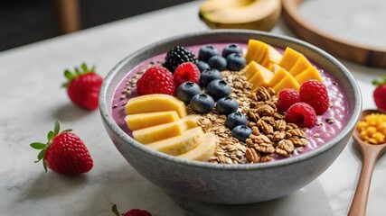 muesli with fruits