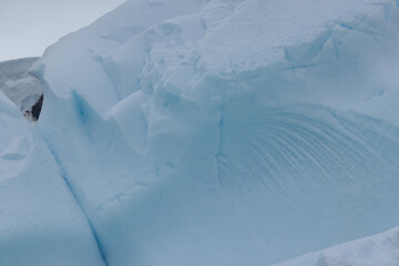 Patterns in Antarctica iceberg