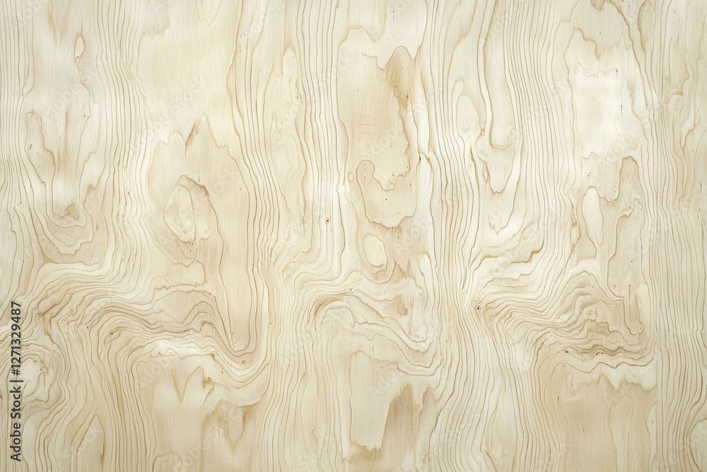 Poster seamless light wood background texture with wavy grain patterns creating a natural and elegant surfa
