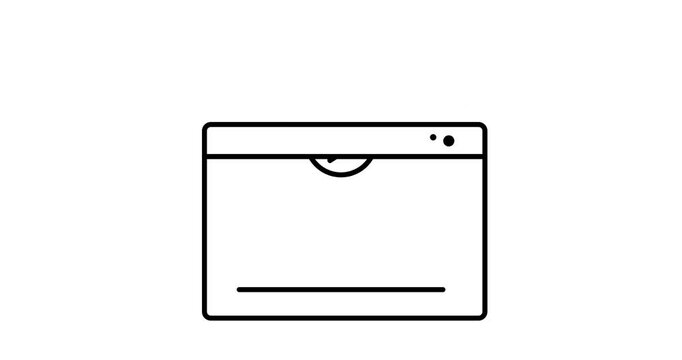 Film making and video blogging, film slate or clapperboard icon and playback of video player, film production and digital content Creation, footage footage