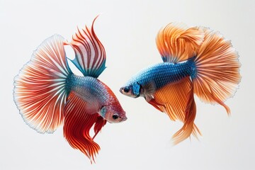 Fototapeta premium Colorful betta fish in motion