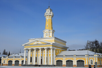 The landmark of the city of Kostroma is the Fire Tower.
