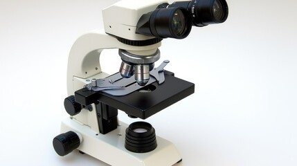 High-resolution Microscope Image: A Detailed Look at a Modern Compound Microscope