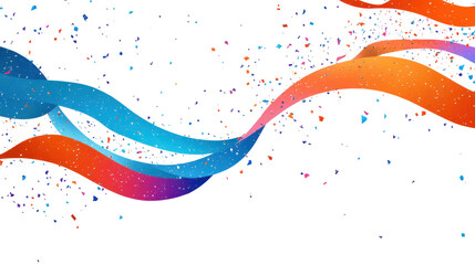 vector illustration of a colorful background isolated on white background