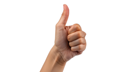 Isolated Hand Making a Beckoning Gesture on White Background for Creative and Commercial Use