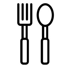 Fototapeta premium Spoon Icon