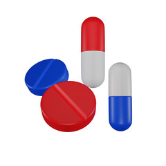 Medicine 3d illustration